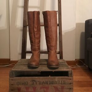 ALDO Tan Riding Boots