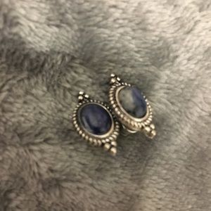 Blue studs