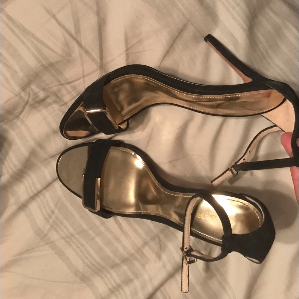 Coach black sandals