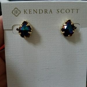 Kendra Scott Black Iridescent Tessa NWOT