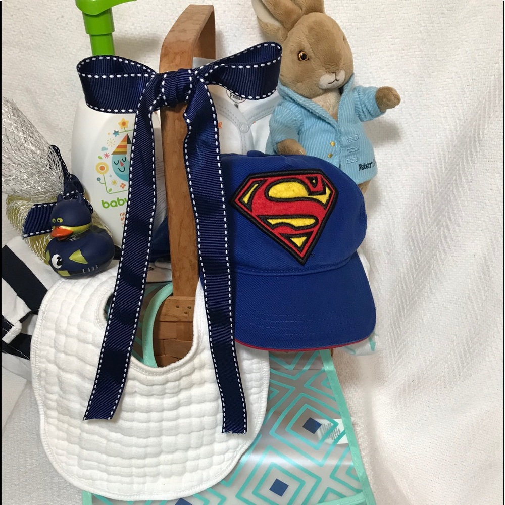 Newborn Boy Gift Basket/Shower Gift Basket/Baby
