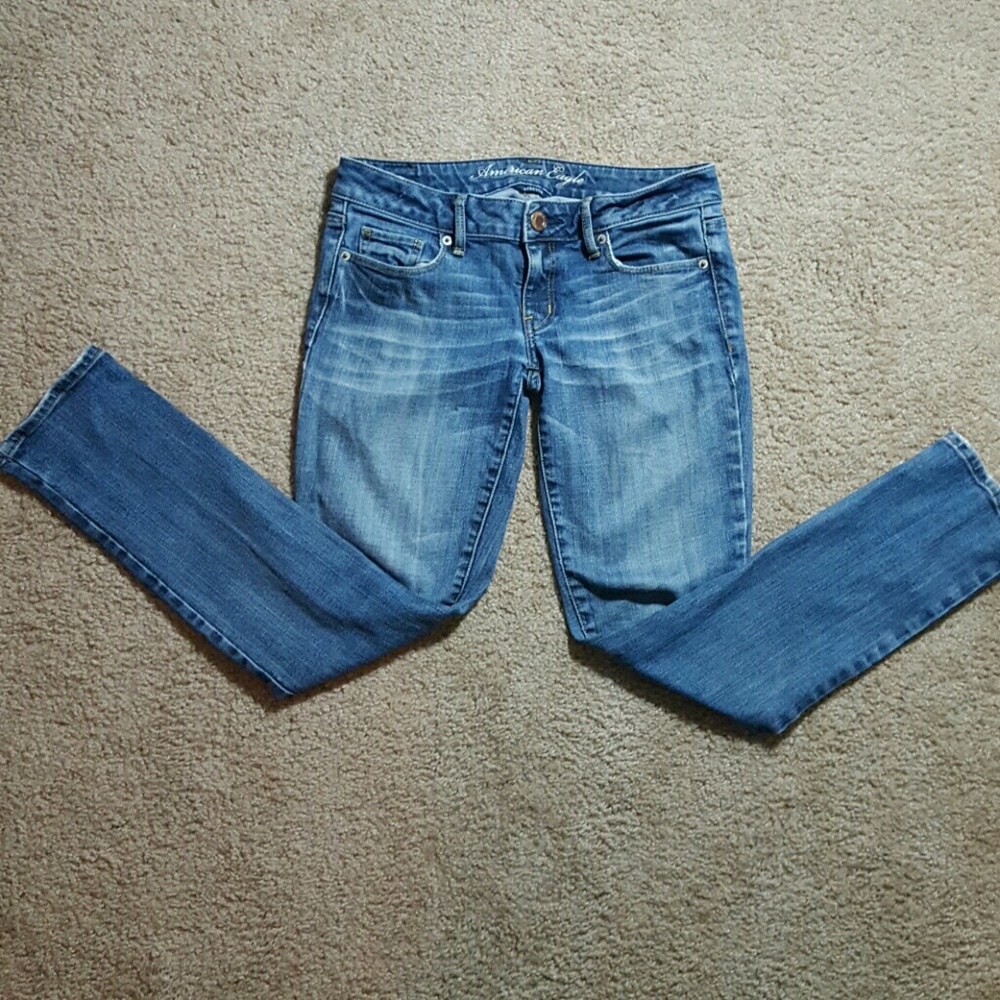 Skinny Jeans, American Eagle, Light Wash