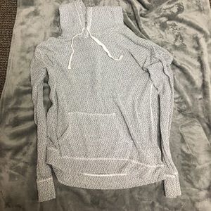 Gray Hollister sweater with hood