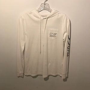 Women's Vineyard Vines white long sleeved hoodie