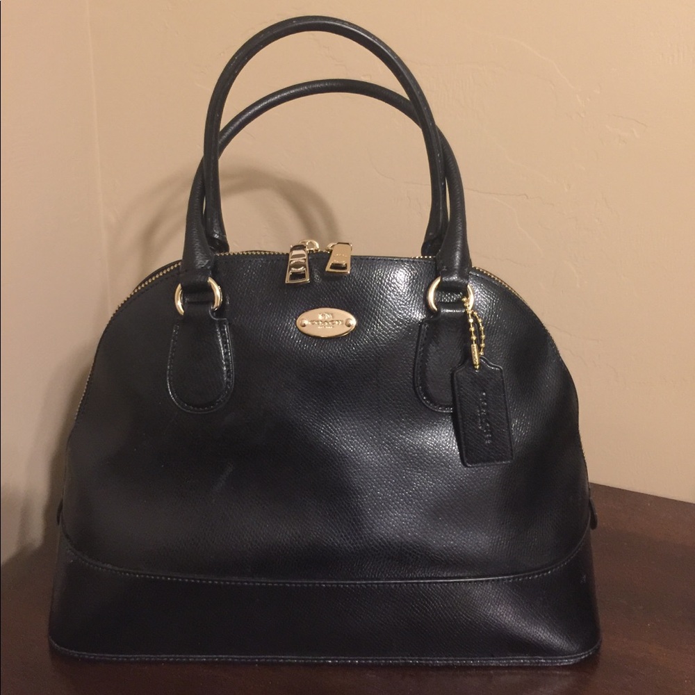 Coach Cora in Black Patent Leather!