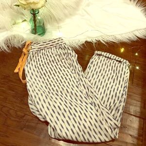 J. Crew Arrow Ikat pull on pants