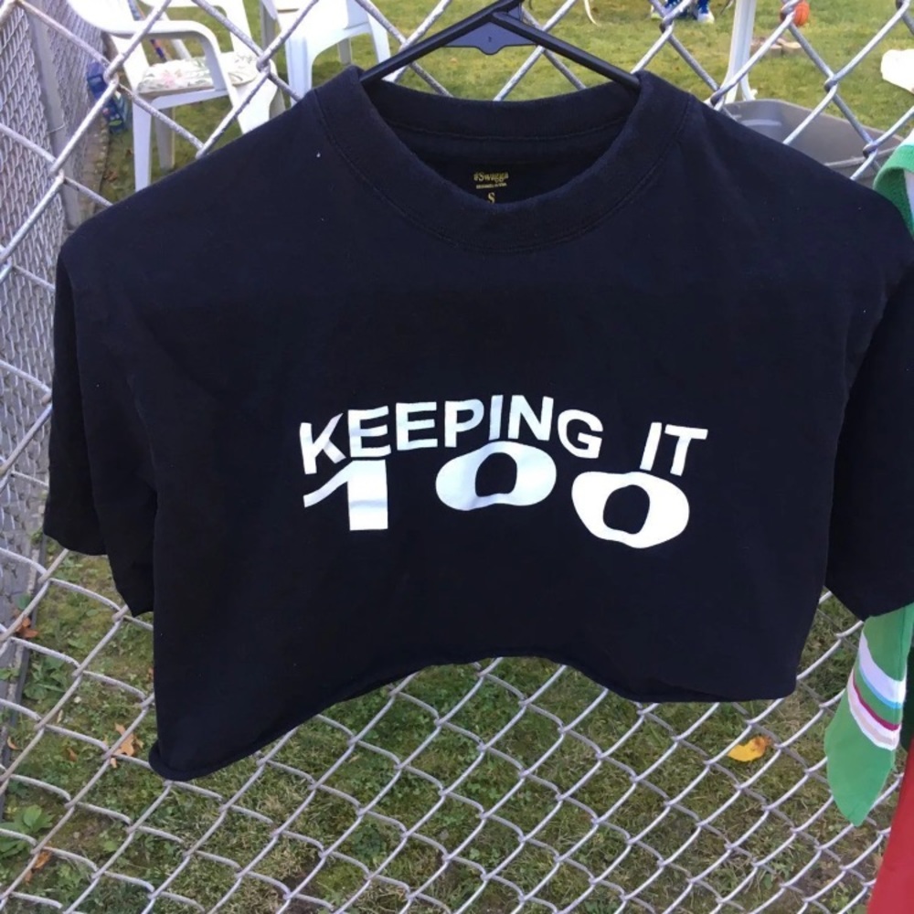 Keeping it 100 Crop Top