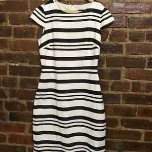 J crew striped dress 00P