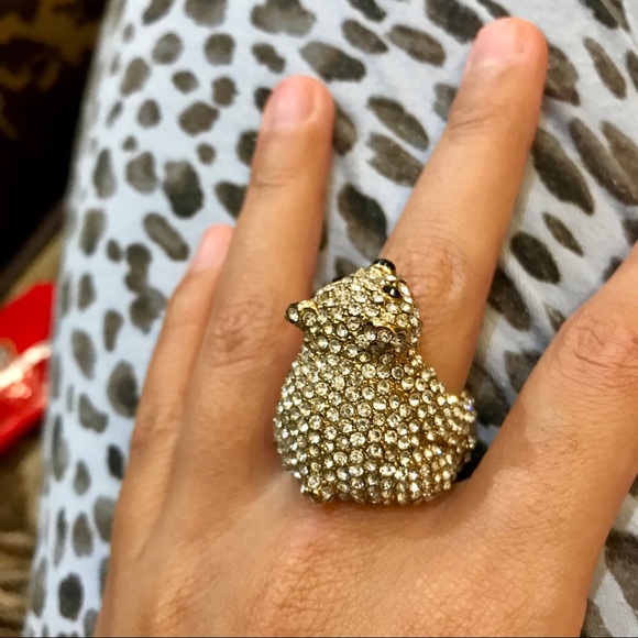 Kate Spade COLD COMFORTS POLAR BEAR RING - Picture 6 of 8