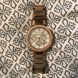 Rose Gold Michael Kors Watch