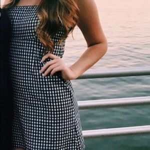 Urban Outfitters Straight Neck Gingham Dress