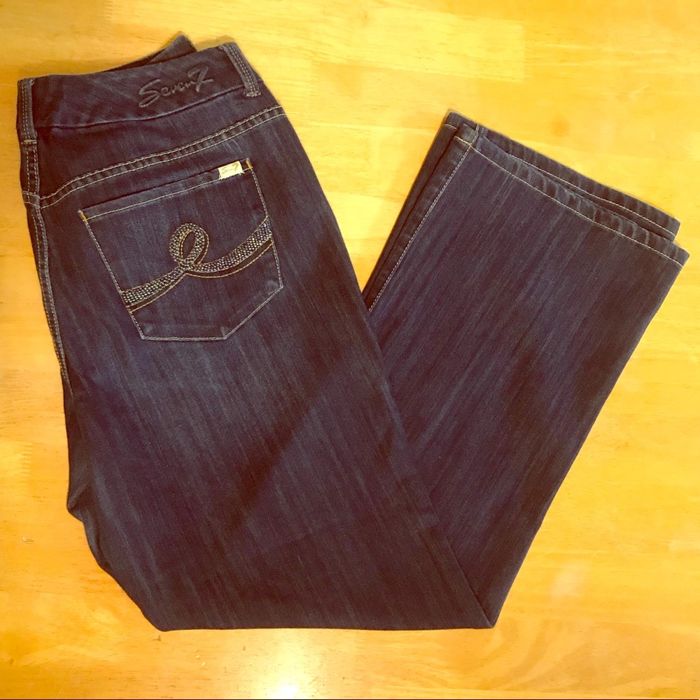 SEVEN7 LUXE Thalia Bootcut Jeans SZ 16