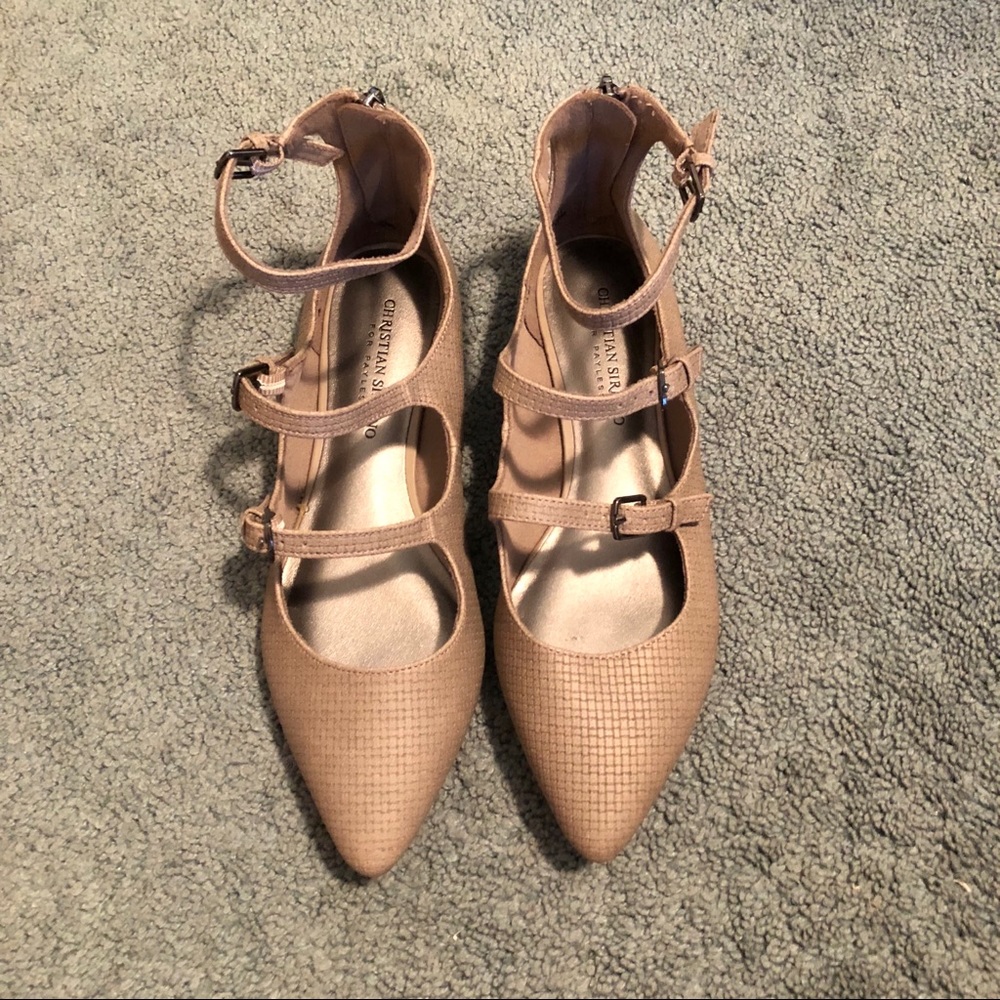 Christian Siriano | Taupe Flats