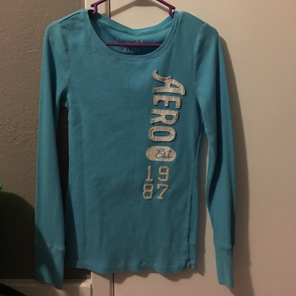 Blue Aerospostale shirt