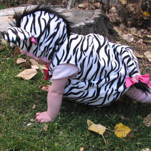 Baby Girl's Zebra Halloween Costume