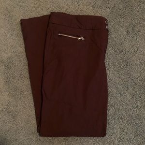 Brown Stretchy Pants