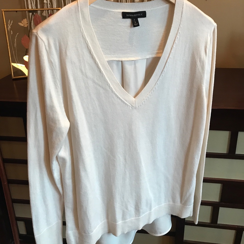 Banana Republic Sweater w/Silk