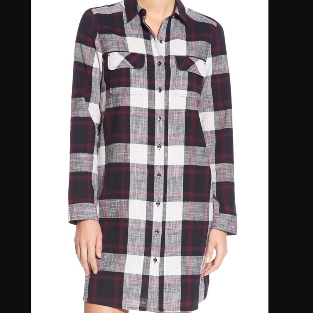 Caslon Plaid Dress NEVER WORN
