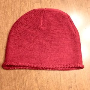 Uni-sex cozy red beanie OSFM