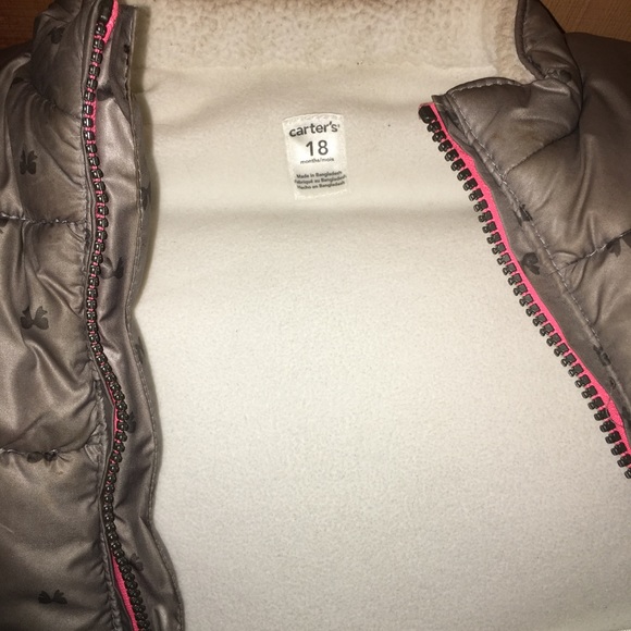 Carters zip- up puffer vest - Picture 2 of 3