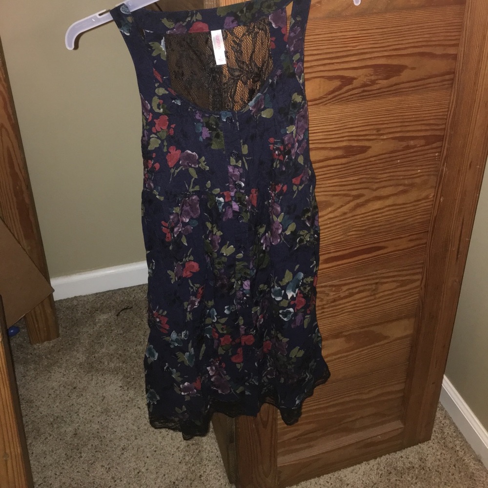 Xhilaration button down dress
