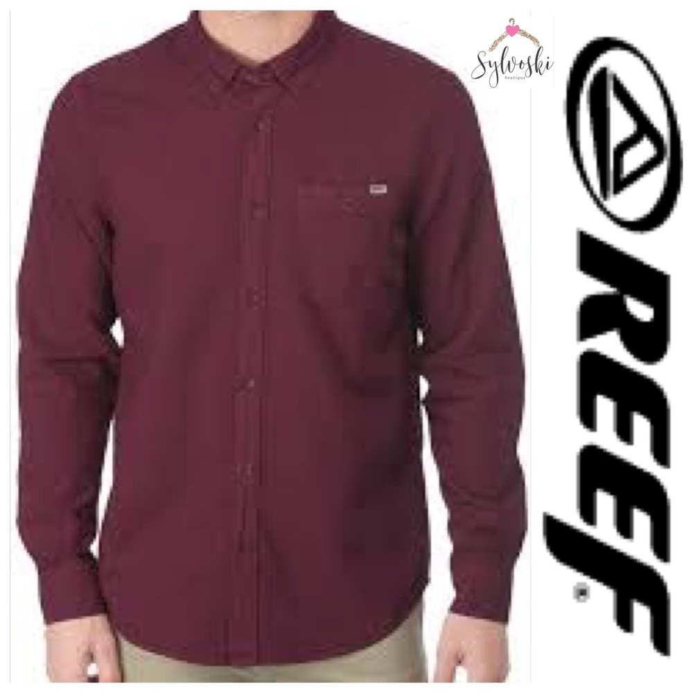 🆕Reef Sunned Out Long Sleeve Button Up