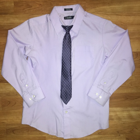 CHAPS Other - CHAPS button down shirt and tie for boys