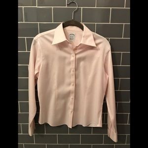 Brooks Brothers Lt Pink/White Collar Dress Shirt
