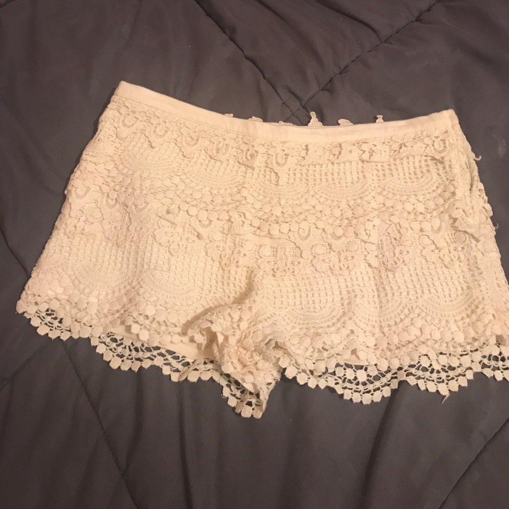 Crochet shorts
