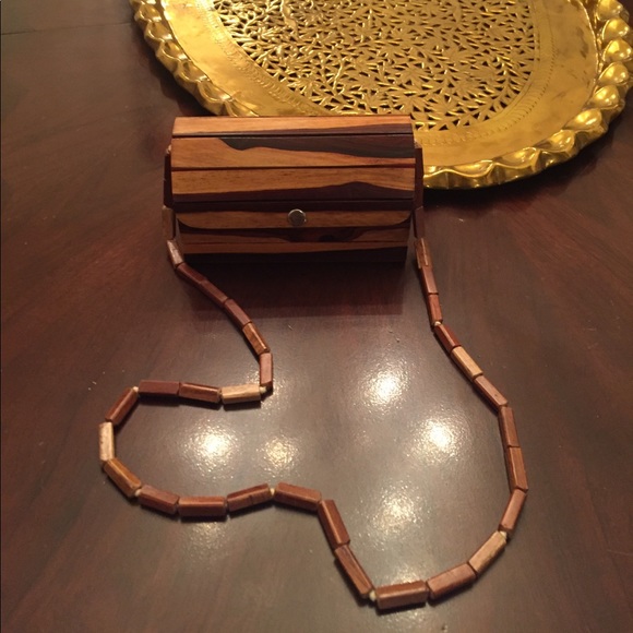 💥Sale💃 Ladies Wooden Handbag - Picture 2 of 4