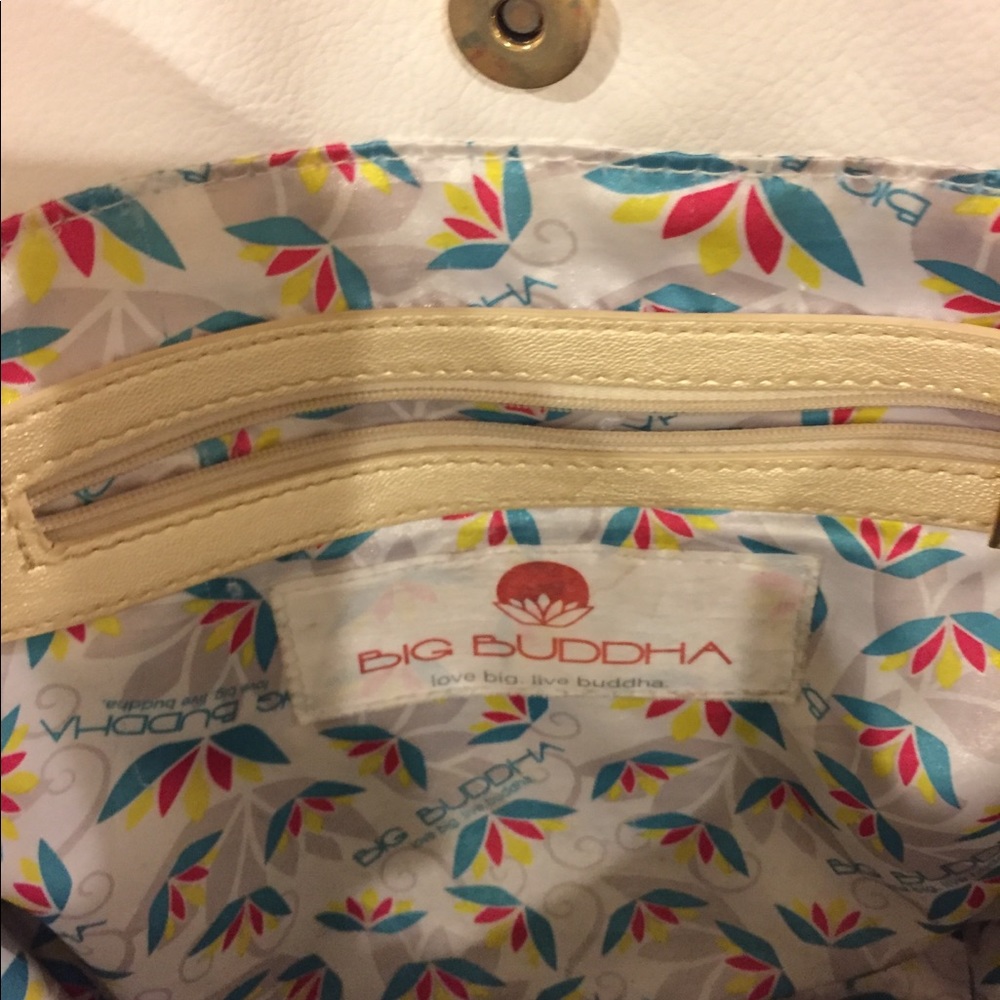 Big Buddha ⭐️ handbag w gold accent zippers