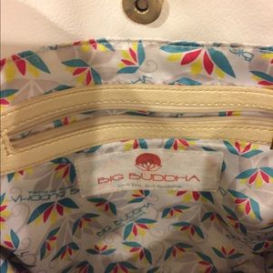 Big Buddha ⭐️ handbag w gold accent zippers