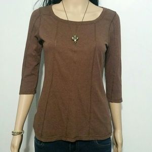 S5A brown blouse