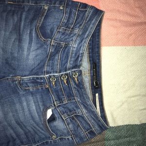 High waisted skinny jeans