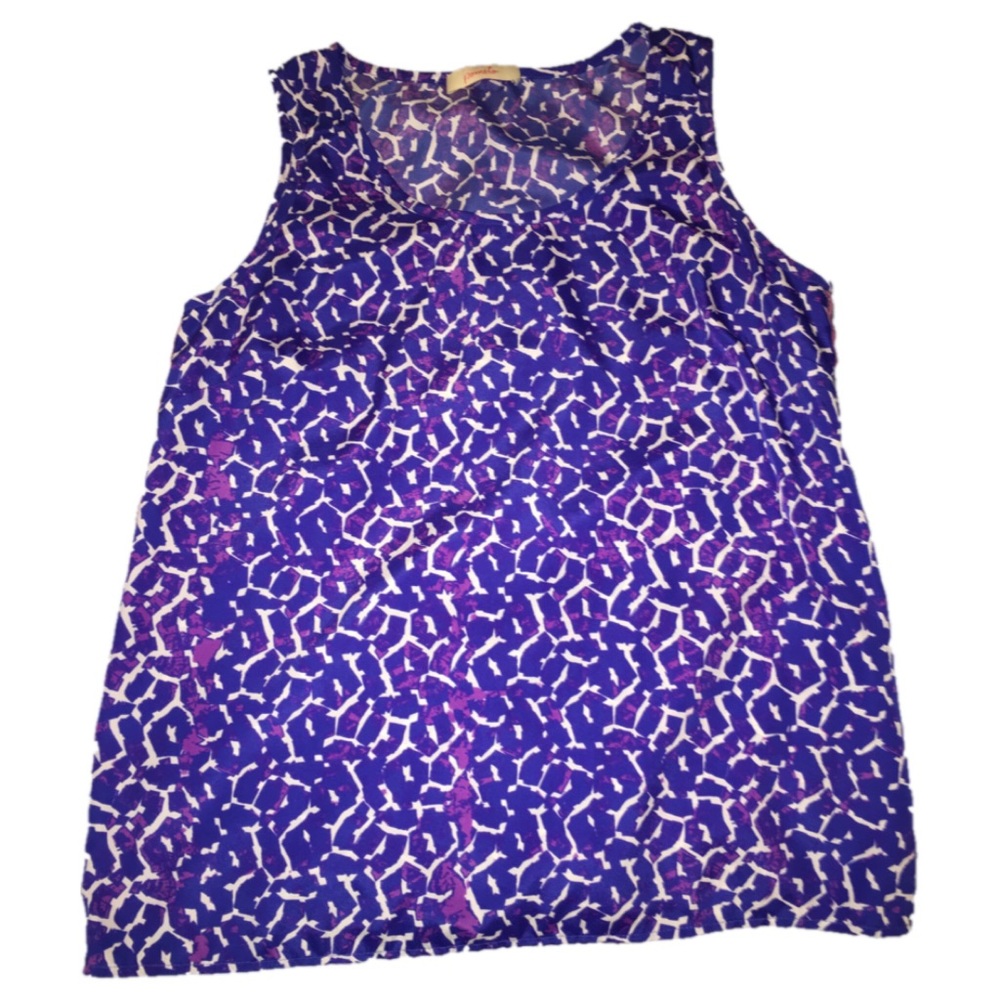 Pomelo bright blue blouse