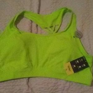 Xersion Intimates & Sleepwear - Xersion neon lime green sports bra 2x Xersion Intimates & Sleepwear - Xersion neon lime green sports bra 2x