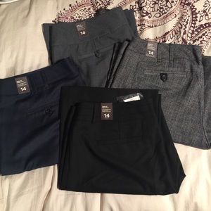 NWT lot of 4 dress/business pants