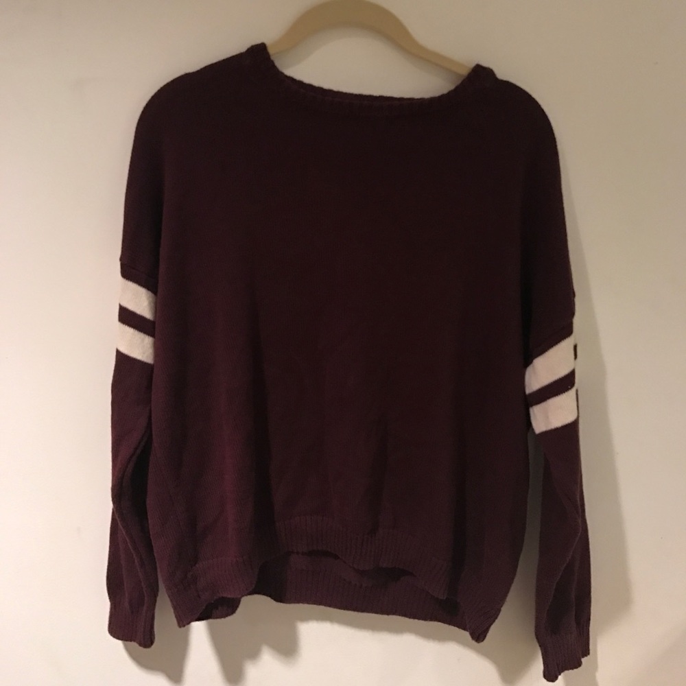 Brandy Melville maroon sweater