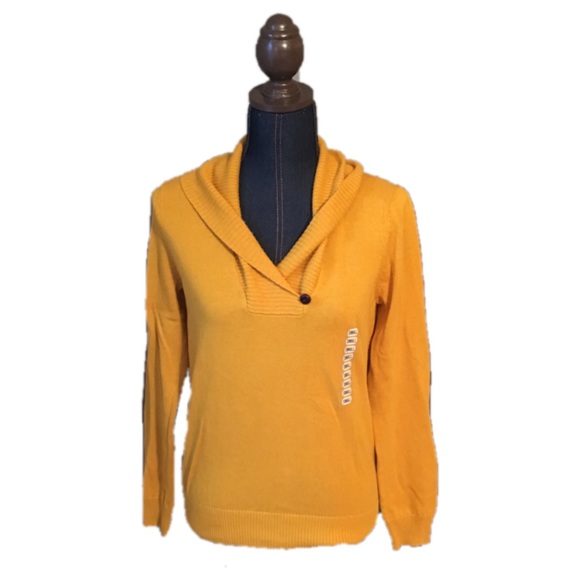 JEANNE PIERRE Sweaters - NWT Jeanne Pierre mustard sweater