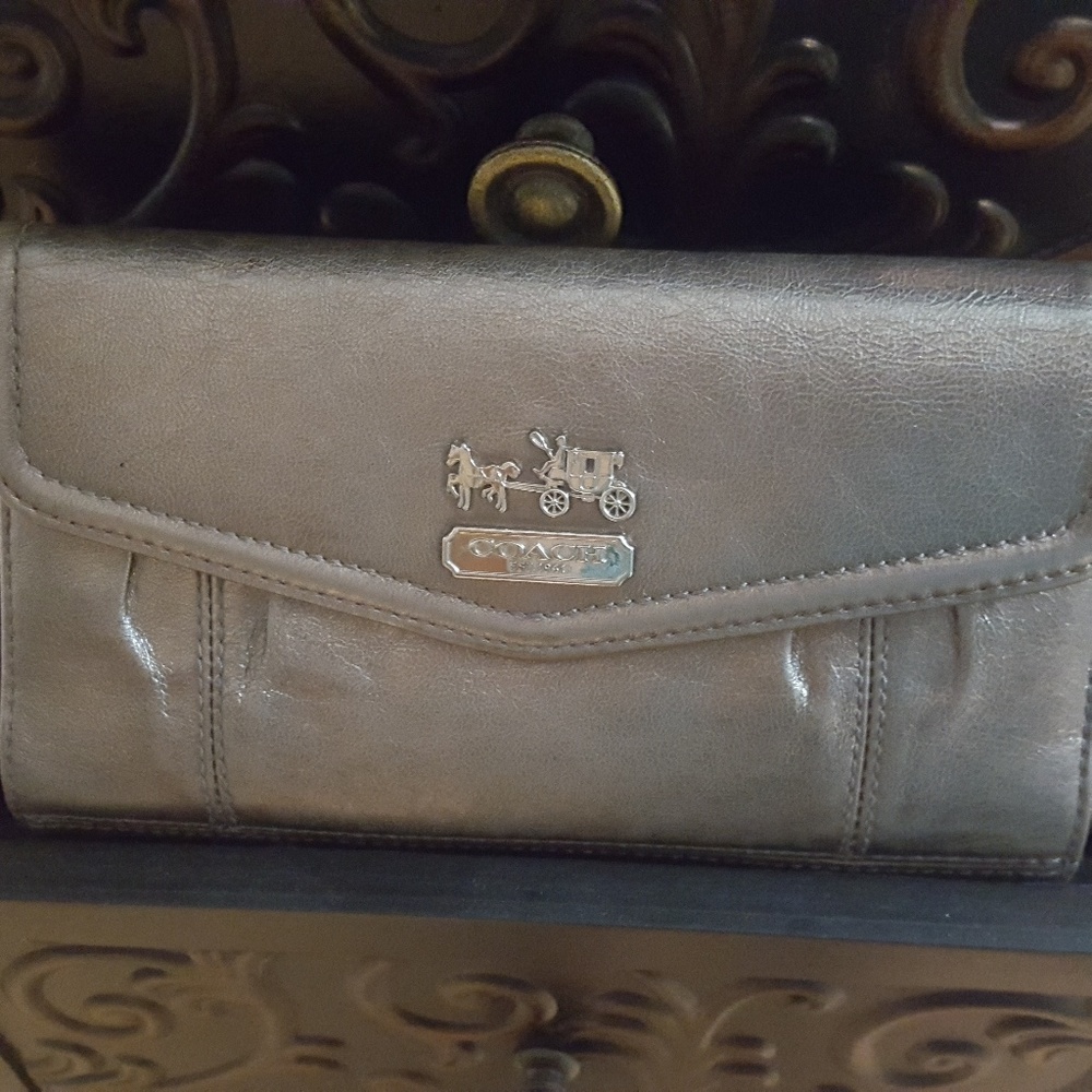 COACH Wallet with Checkbook Cover