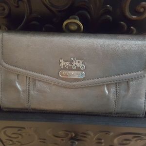 COACH Wallet with Checkbook Cover