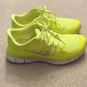 Nike Free 5.0 with Swarovski crystals