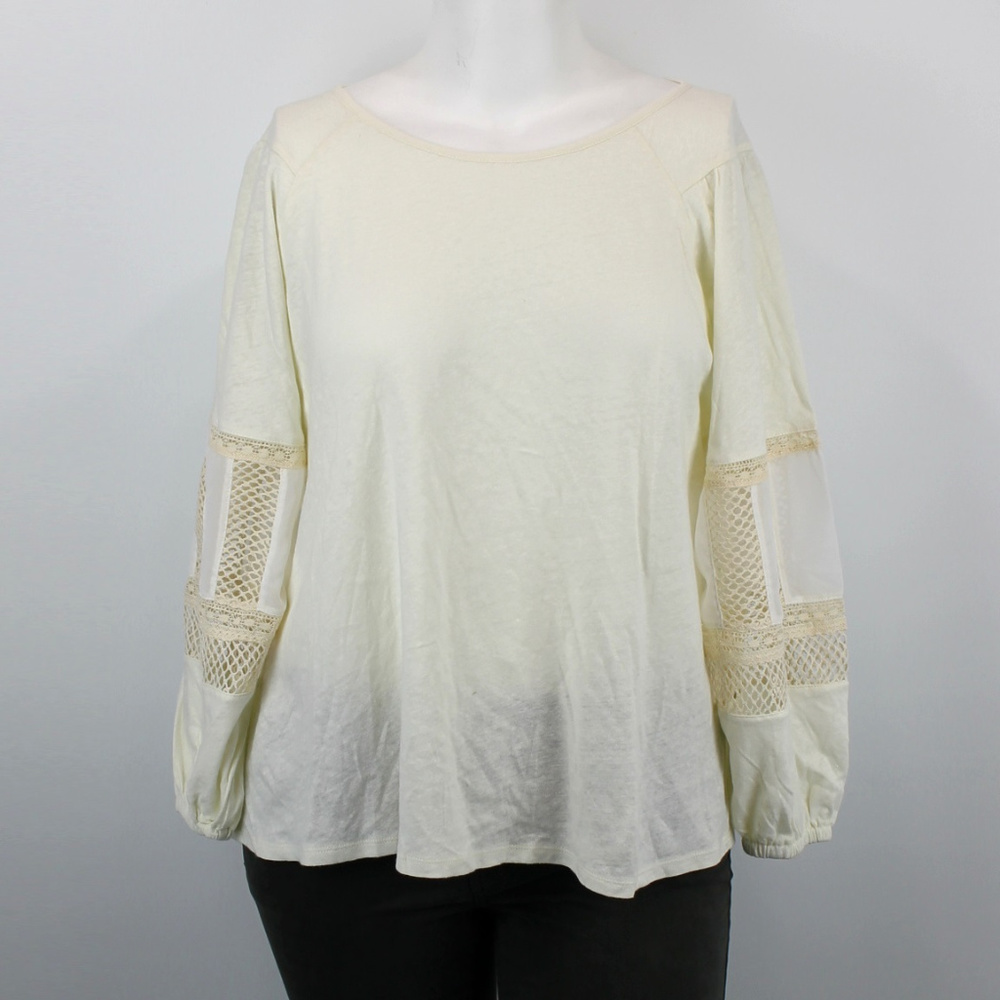 |Anthro| NWT Sia Embroidered Peasant Top - L