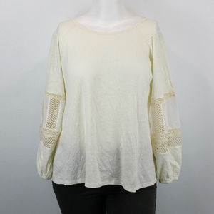 |Anthro| NWT Sia Embroidered Peasant Top - L