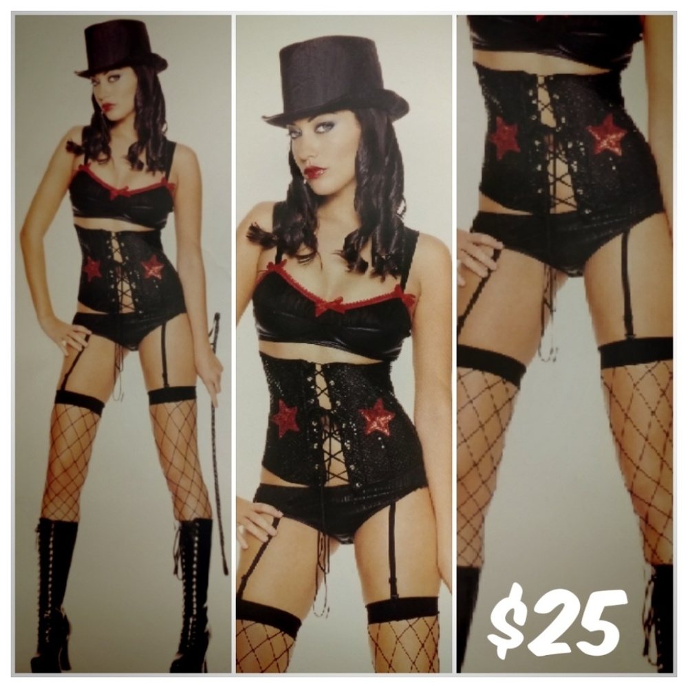 ⚡Pin Up Lion Tamer Burlesque Halloween Costume L