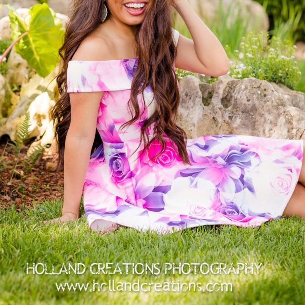 Spring/summer floral dress