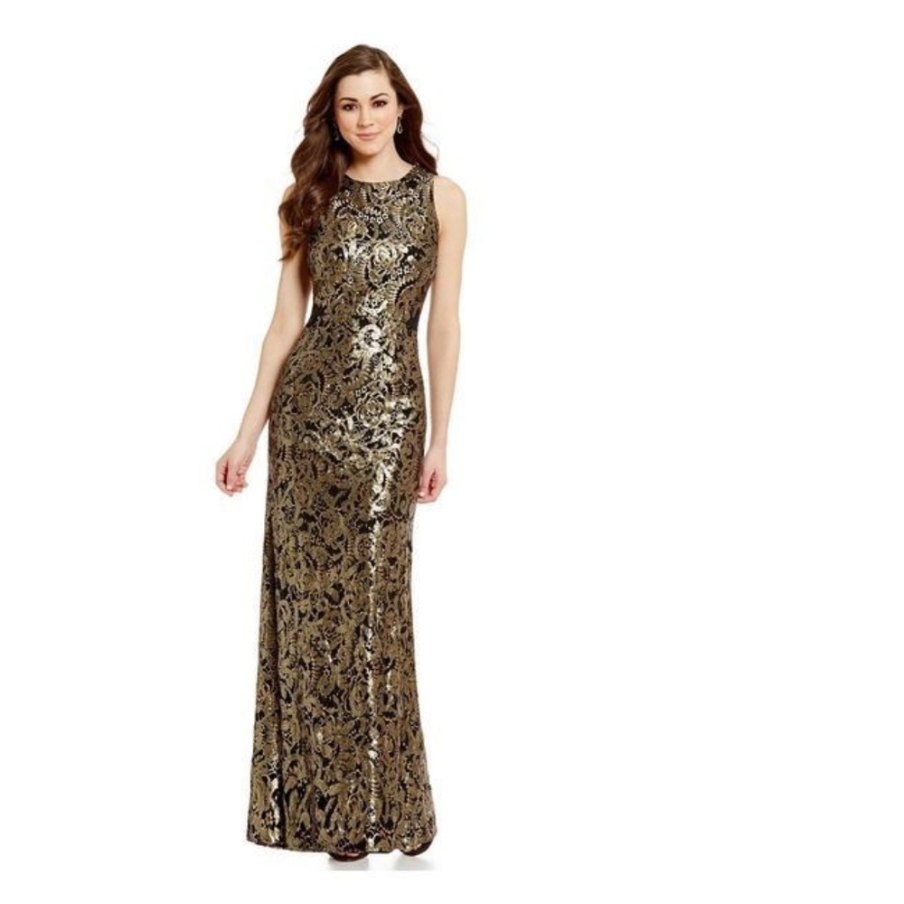 Antonio-Melani-Metallic-Estelle-Sleeveless-Fit-