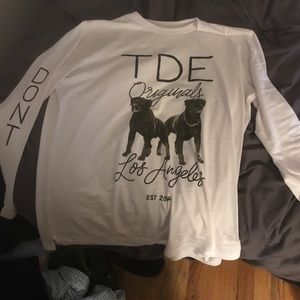 Top Dawg ENT/kendrick Lamar long sleeve shirt