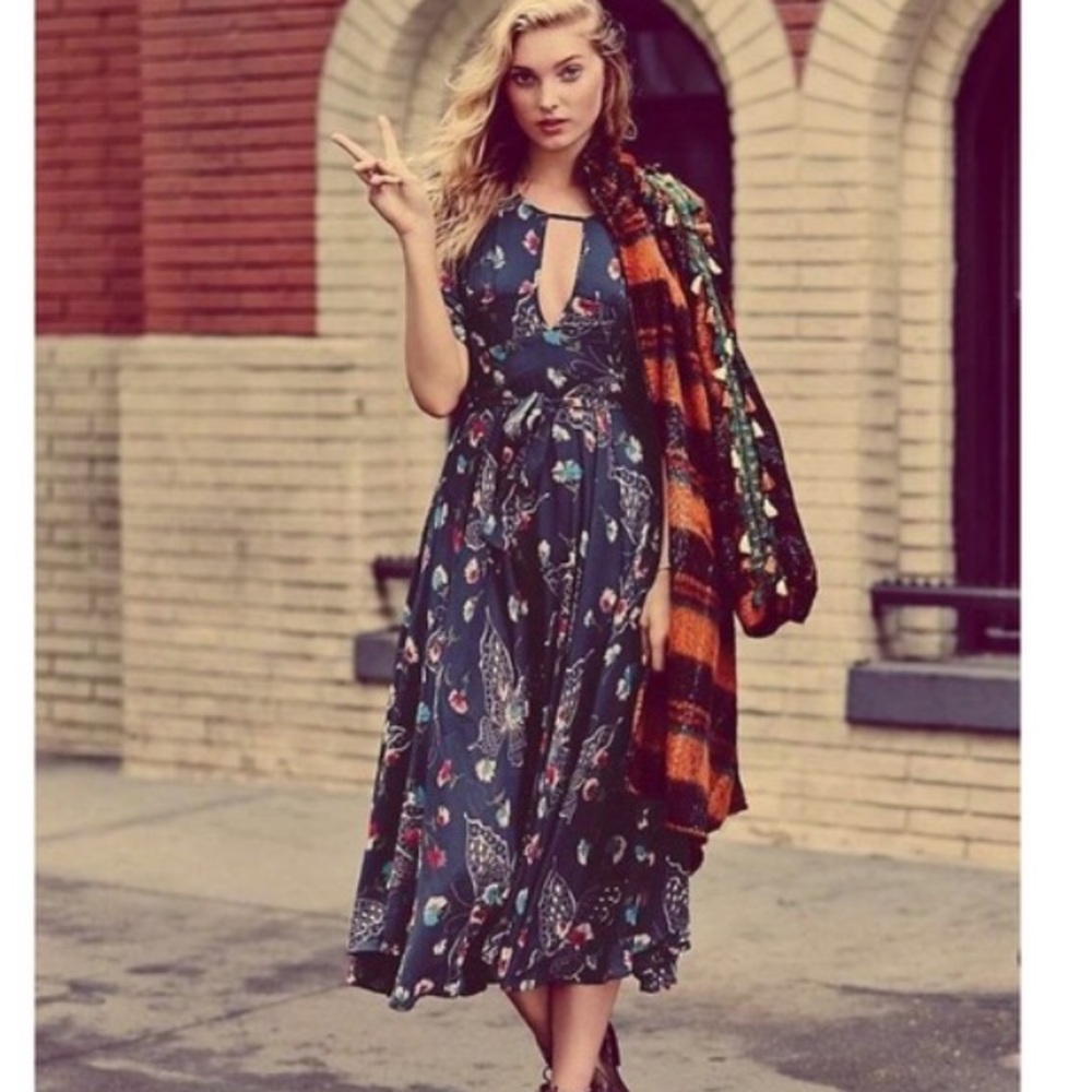 Free People Bonnie Midi Dress - Picture 2 of 8