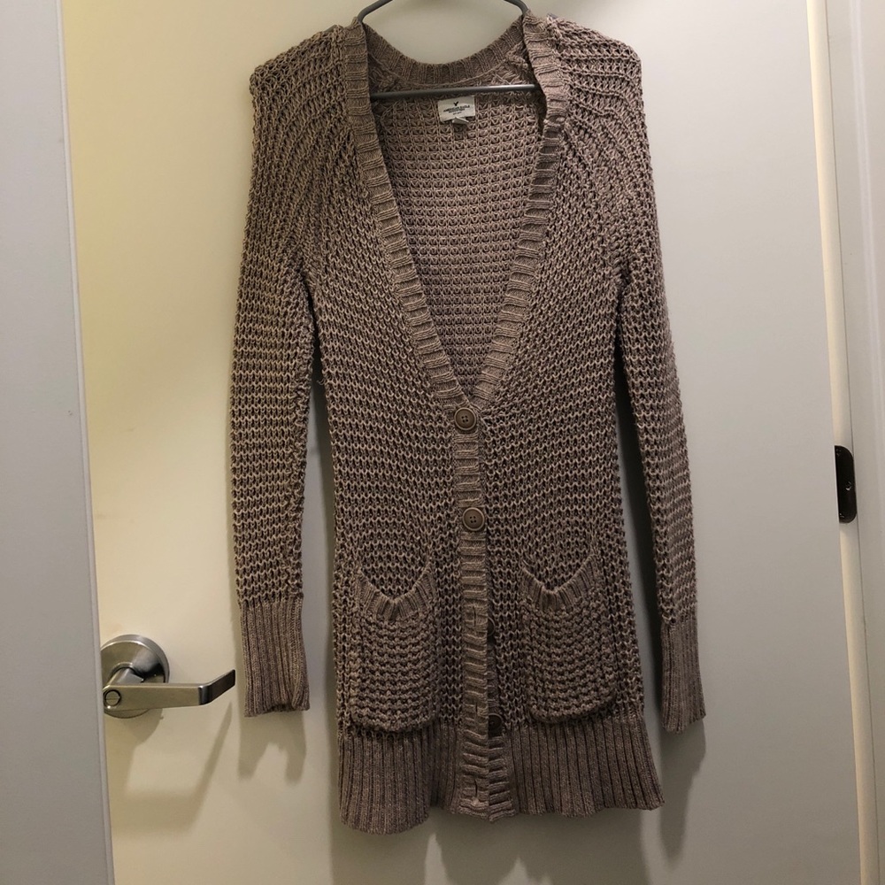 American Eagle Long Cardigan